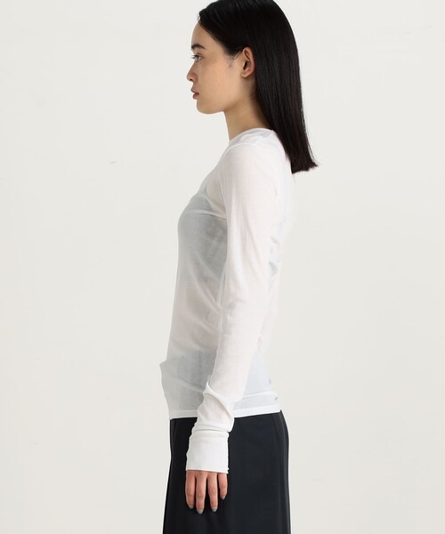 EDITION(エディション)の「キョウネンフライス クルーネックプルオーバー(Tシャツ/カットソー・レディース・ブラック/オレンジ/ホワイト・FREE)」の5枚目の写真