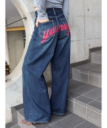 EVRIS | バックロゴワイドデニムパンツ(デニムパンツ)