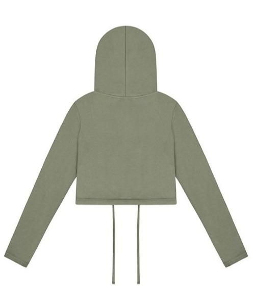 パーカー A'GEM/9 × .kom 「muah muah/ムーアムーア」 LOGO STITCH STRING HOOD LONG SLEEVE/ パーカー A'GEM/9 × .kom 「muah muah/ムーアムーア」 LOGO