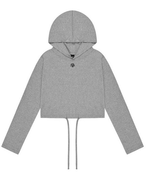 パーカー A'GEM/9 × .kom 「muah muah/ムーアムーア」 LOGO STITCH STRING HOOD LONG SLEEVE/ A'GEM/9 × .kom 『muah muah/ムーアムーア』 LOGO STITCH STRING