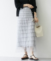 nissen | フリルティアードチュールスカート(スカート)