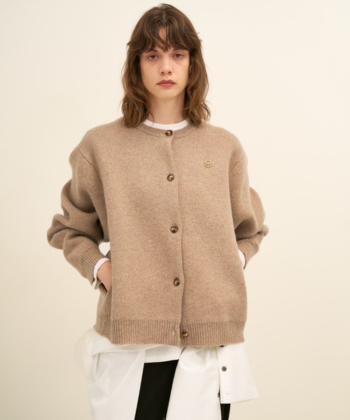 YENN(イエン)の「YENN ダブルフェイスニットカーディガン(カーディガン/ボレロ・レディース・ベージュ/ダークネイビー・FREE)」の3枚目の写真