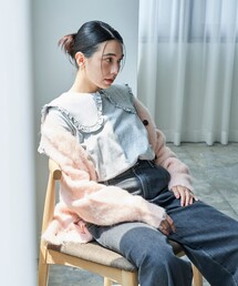 FREAK'S STORE | フリル丸襟 ロンT/丸襟カットソー(Tシャツ/カットソー)