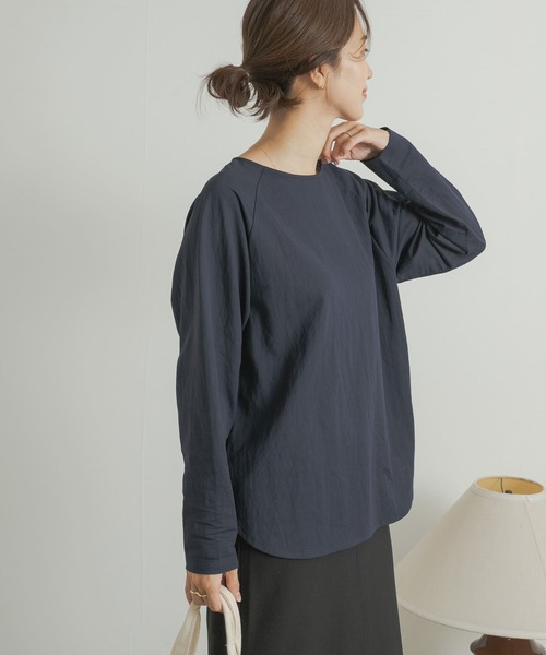 URBAN RESEARCH DOORS（アーバンリサーチドアーズ）の「ラグランロングスリーブTシャツ（Tシャツ/カットソー・レディース・グレー/ネイビー/ベージュ・MEDIUM）」の19枚目の写真