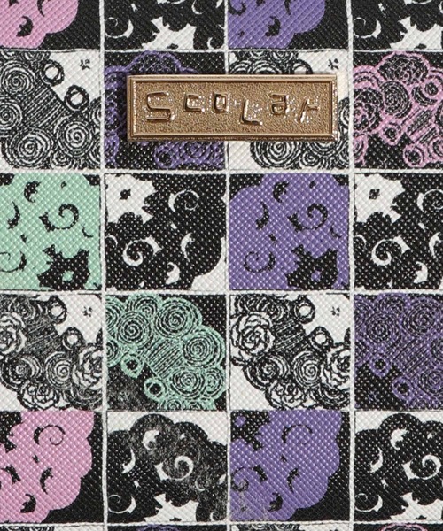 ScoLar(スカラー)の「SC74-11:スカラーモノグラム柄ラウンド長財布(財布・レディース・ピンク/パープル・FREE)」の12枚目の写真