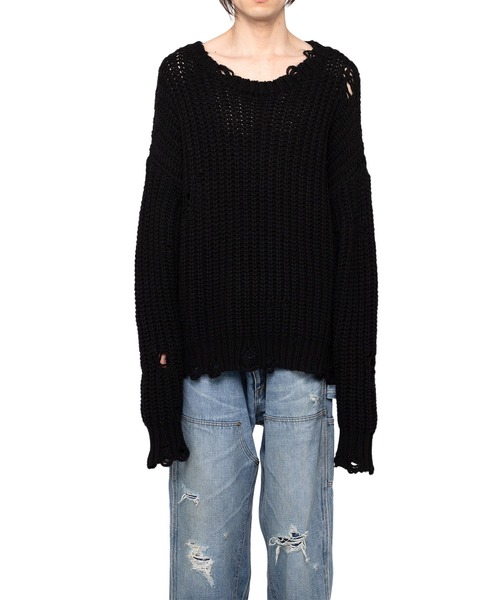 KAMIYA（カミヤ）の「Distressed Knit Sweater（ニット/セーター