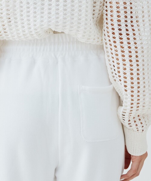 ギャルリーヴィー　ニットスウェットパンツ　36 スビンバックパイル イージーパンツ（スウェットパンツ）｜GALERIE VIE