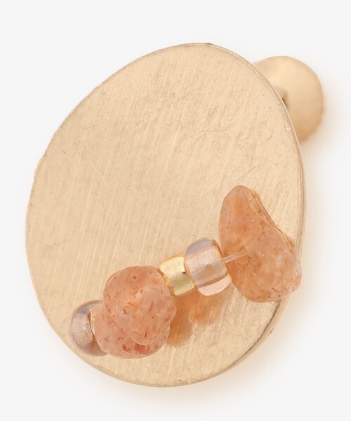 Afternoon Tea(アフタヌーンティー)の「ラウンドイヤリング(イヤリング・レディース・ピンク/クリア・ONE SIZE)」の5枚目の写真