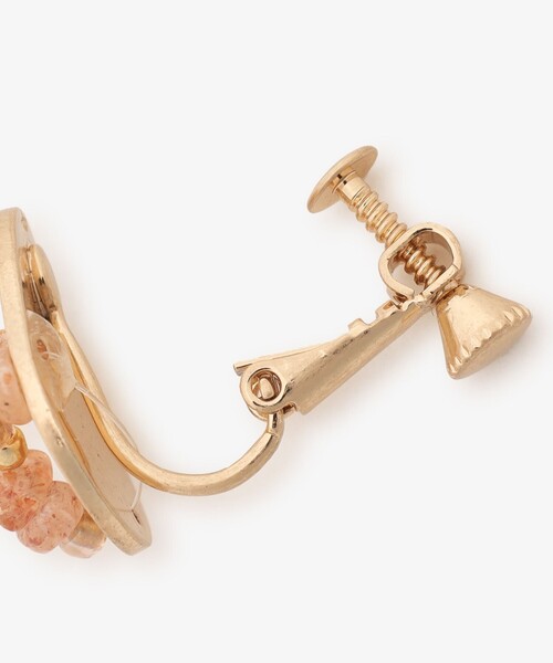 Afternoon Tea(アフタヌーンティー)の「ラウンドイヤリング(イヤリング・レディース・ピンク/クリア・ONE SIZE)」の6枚目の写真