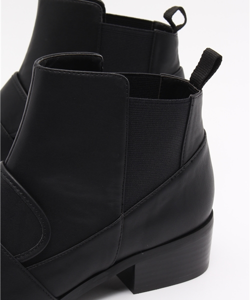 OUTLET（アウトレット）の「【goocy】ドッキングサイドゴアブーツ（ブーツ・レディース・ブラック・36/37/38）」の6枚目の写真