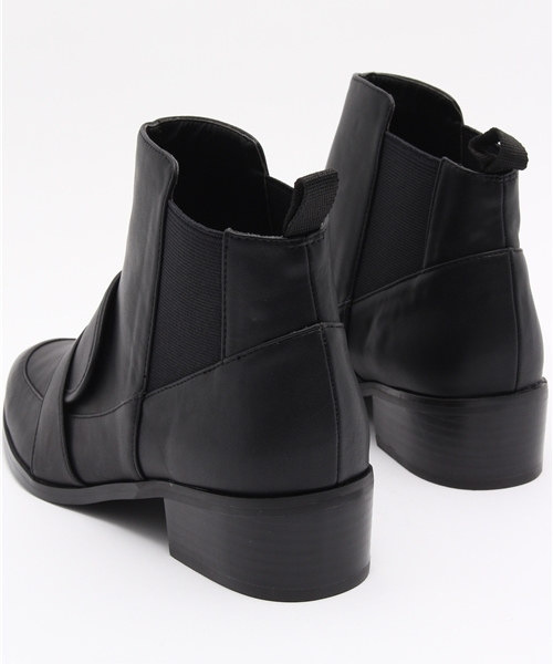 OUTLET（アウトレット）の「【goocy】ドッキングサイドゴアブーツ（ブーツ・レディース・ブラック・36/37/38）」の8枚目の写真
