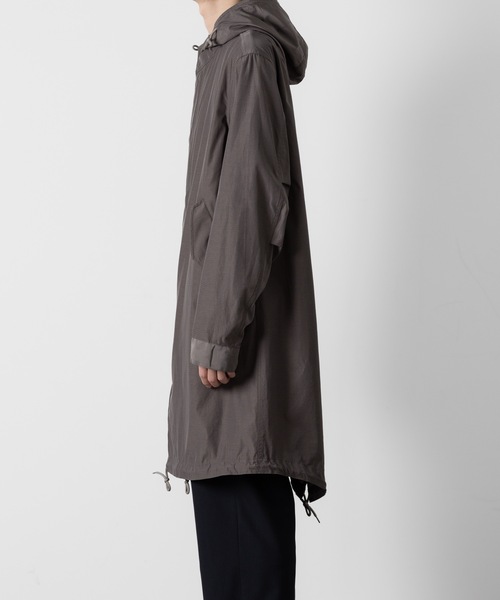 ATTACHMENT(アタッチメント)の「CO/NY ウェザークロス フィールドコート / CO/NY WEATHER CLOTH FILED COAT(ミリタリージャケット・メンズ・カーキ/ブラック・3/2/1)」の5枚目の写真