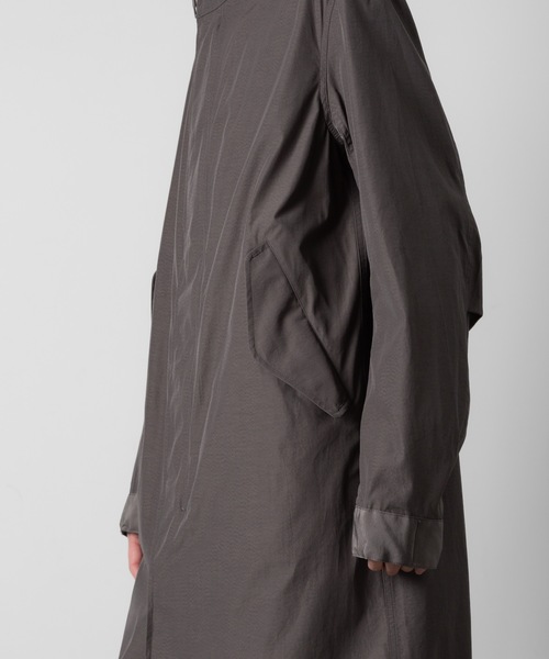 ATTACHMENT(アタッチメント)の「CO/NY ウェザークロス フィールドコート / CO/NY WEATHER CLOTH FILED COAT(ミリタリージャケット・メンズ・カーキ/ブラック・3/2/1)」の13枚目の写真