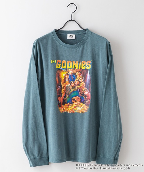 UNIIT(ユニット)の「【The Goonies/グーニーズ】パウダーブリーチ加工 ビッグシルエットロンT ドロップショルダー オーバーサイズ ヴィンテージ加工(Tシャツ/カットソー・メンズ・グリーン/ブルー/チャコールグレー・LARGE/MEDIUM)」の17枚目の写真