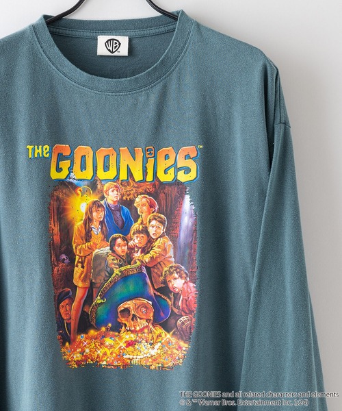 UNIIT(ユニット)の「【The Goonies/グーニーズ】パウダーブリーチ加工 ビッグシルエットロンT ドロップショルダー オーバーサイズ ヴィンテージ加工(Tシャツ/カットソー・メンズ・グリーン/ブルー/チャコールグレー・LARGE/MEDIUM)」の18枚目の写真