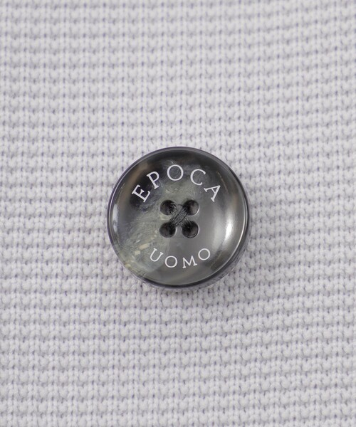 EPOCA UOMO（エポカウォモ）の「ポリエステルニットダブルジャケット（テーラードジャケット・メンズ・ホワイト系その他/ブラック・46/48）」の10枚目の写真