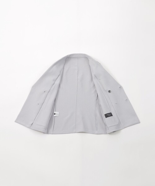 EPOCA UOMO（エポカウォモ）の「ポリエステルニットダブルジャケット（テーラードジャケット・メンズ・ホワイト系その他/ブラック・46/48）」の11枚目の写真