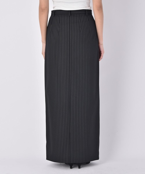 AKTE（アクテ）の「Iラインロージースカート（スカート・レディース・ブラック系/ブラック/グレー系・1/2/2T）」の19枚目の写真