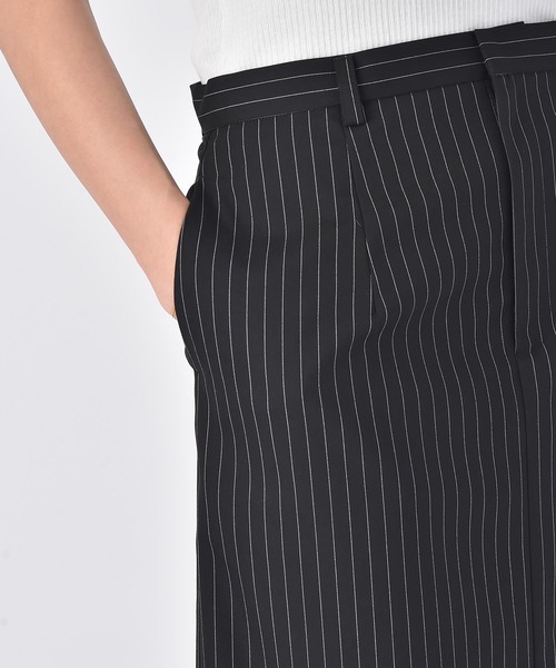 AKTE（アクテ）の「Iラインロージースカート（スカート・レディース・ブラック系/ブラック/グレー系・1/2/2T）」の21枚目の写真