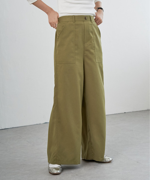 VENCEEXCHANGE(ヴァンスエクスチェンジ)の「RTツイルベイカーパンツ(その他パンツ・レディース・チャコール/ブラック/カーキ/ブルー・M)」の14枚目の写真