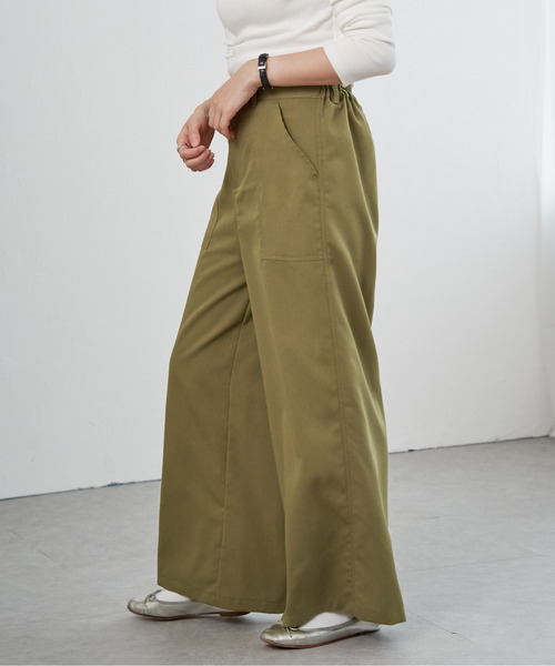 VENCEEXCHANGE(ヴァンスエクスチェンジ)の「RTツイルベイカーパンツ(その他パンツ・レディース・チャコール/ブラック/カーキ/ブルー・M)」の16枚目の写真