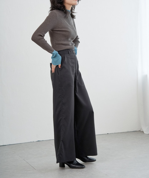 VENCEEXCHANGE(ヴァンスエクスチェンジ)の「RTツイルベイカーパンツ(その他パンツ・レディース・チャコール/ブラック/カーキ/ブルー・M)」の22枚目の写真