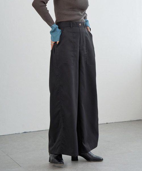 VENCEEXCHANGE(ヴァンスエクスチェンジ)の「RTツイルベイカーパンツ(その他パンツ・レディース・チャコール/ブラック/カーキ/ブルー・M)」の18枚目の写真