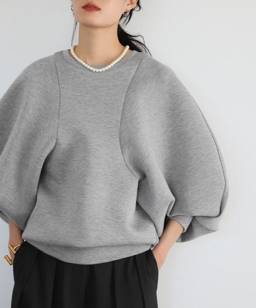 【セール】ダンボールニットドルマンスリーブプルオーバー【洗える】（Tシャツ/カットソー）｜ELFRANK（エルフランク）