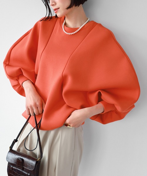 【セール】ダンボールニットドルマンスリーブプルオーバー【洗える】（Tシャツ/カットソー）｜ELFRANK（エルフランク）