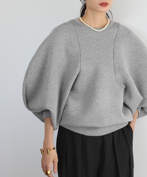 【セール】ダンボールニットドルマンスリーブプルオーバー【洗える】（Tシャツ/カットソー）｜ELFRANK（エルフランク）