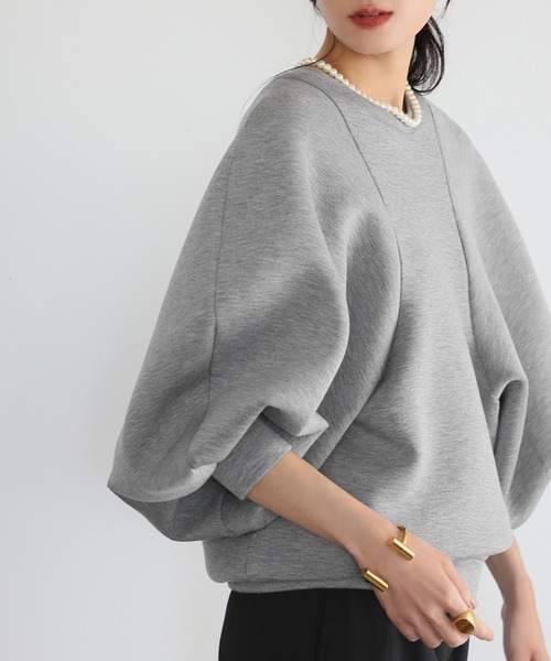 【セール】ダンボールニットドルマンスリーブプルオーバー【洗える】（Tシャツ/カットソー）｜ELFRANK（エルフランク）