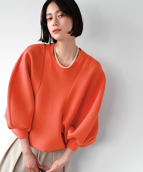 【セール】ダンボールニットドルマンスリーブプルオーバー【洗える】（Tシャツ/カットソー）｜ELFRANK（エルフランク）