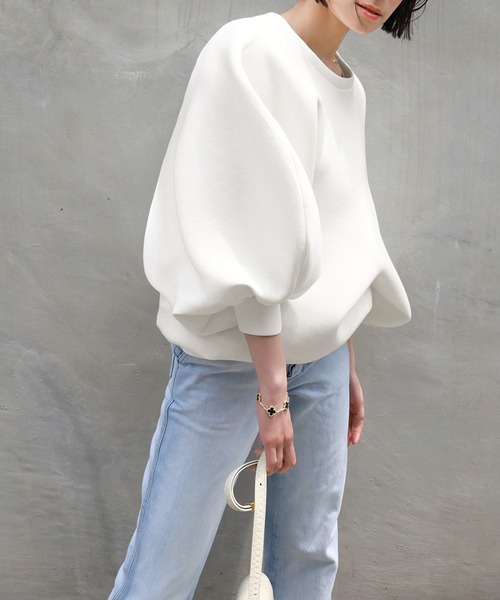 【セール】ダンボールニットドルマンスリーブプルオーバー【洗える】（Tシャツ/カットソー）｜ELFRANK（エルフランク）