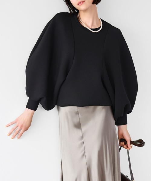 【セール】ダンボールニットドルマンスリーブプルオーバー【洗える】（Tシャツ/カットソー）｜ELFRANK（エルフランク）