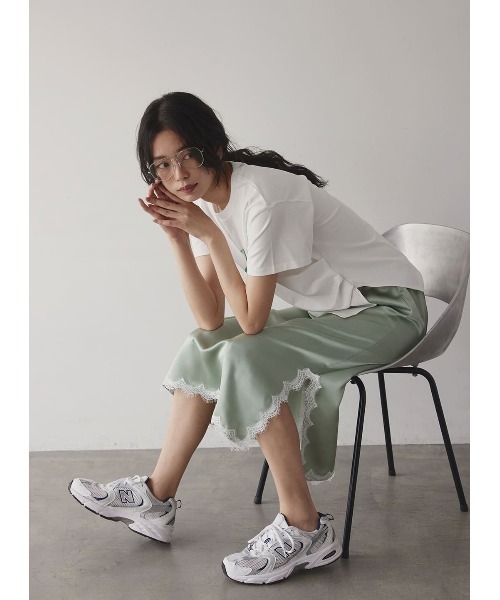 COEL コエル ツイードスカート Aライン ホワイト 【S】 COEL Online StoreBOTTOMS/SKIRTS