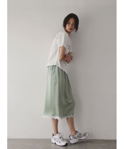 COEL コエル ツイードスカート Aライン ホワイト 【S】 COEL Online StoreBOTTOMS/SKIRTS