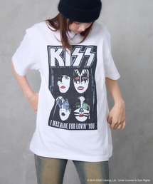 kiss」に該当するレディースのTシャツ/カットソー（ミドル丈
