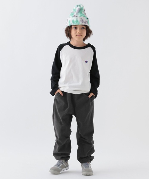BAYFLOW（ベイフロー）の「[着回し力抜群!]コーデュロイパラシュートパンツ(KIDS)（その他パンツ・キッズ・チャコールグレー/モカ/ブルー・110cm/150cm/140cm/130cm/120cm）」の6枚目の写真
