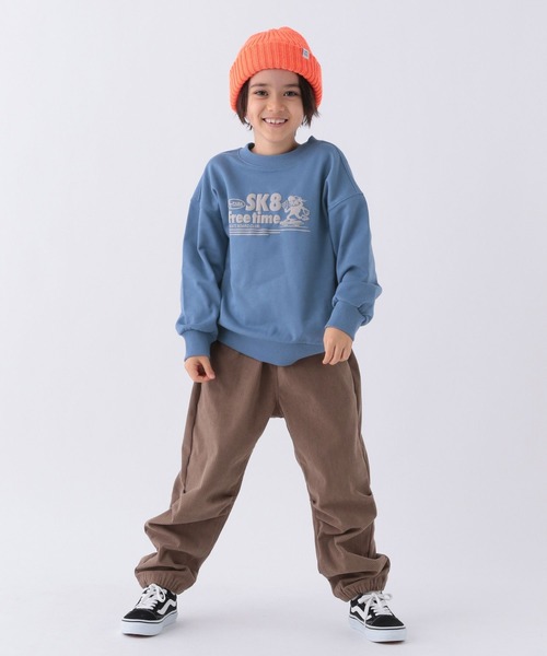 BAYFLOW（ベイフロー）の「[着回し力抜群!]コーデュロイパラシュートパンツ(KIDS)（その他パンツ・キッズ・チャコールグレー/モカ/ブルー・110cm/150cm/140cm/130cm/120cm）」の22枚目の写真