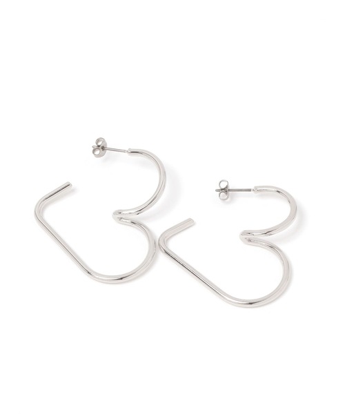 LAKOLE（ラコレ）の「ハートワイヤーピアス / 147772（ピアス（両耳用）・レディース・その他2/その他1・FREE）」の2枚目の写真