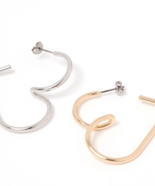 LAKOLE（ラコレ）の「ハートワイヤーピアス / 147772（ピアス（両耳用）・レディース・その他2/その他1・FREE）」の4枚目の写真