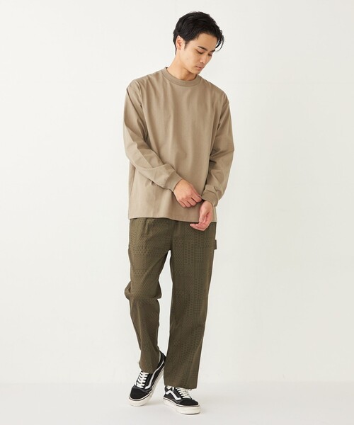SHIPS Colors(シップス カラーズ)の「SHIPS Colors:ベーシック タフ ロングスリーブ TEE◇(Tシャツ/カットソー・メンズ・オリーブ/ライトホワイト/ダークグレー/ベージュ・MEDIUM/LARGE/X-LARGE)」の22枚目の写真