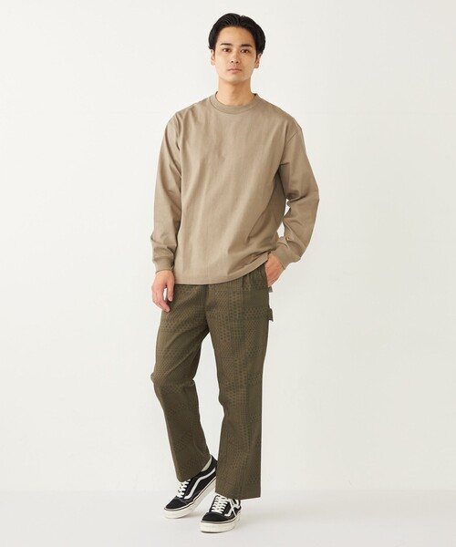 SHIPS Colors(シップス カラーズ)の「SHIPS Colors:ベーシック タフ ロングスリーブ TEE◇(Tシャツ/カットソー・メンズ・オリーブ/ライトホワイト/ダークグレー/ベージュ・MEDIUM/LARGE/X-LARGE)」の21枚目の写真