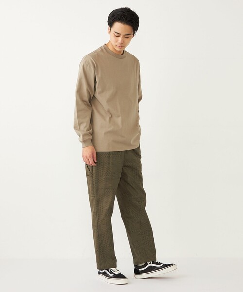 SHIPS Colors(シップス カラーズ)の「SHIPS Colors:ベーシック タフ ロングスリーブ TEE◇(Tシャツ/カットソー・メンズ・オリーブ/ライトホワイト/ダークグレー/ベージュ・MEDIUM/LARGE/X-LARGE)」の20枚目の写真