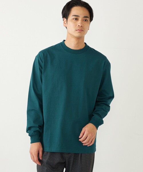 SHIPS Colors(シップス カラーズ)の「SHIPS Colors:ベーシック タフ ロングスリーブ TEE◇(Tシャツ/カットソー・メンズ・オリーブ/ライトホワイト/ダークグレー/ベージュ・MEDIUM/LARGE/X-LARGE)」の15枚目の写真