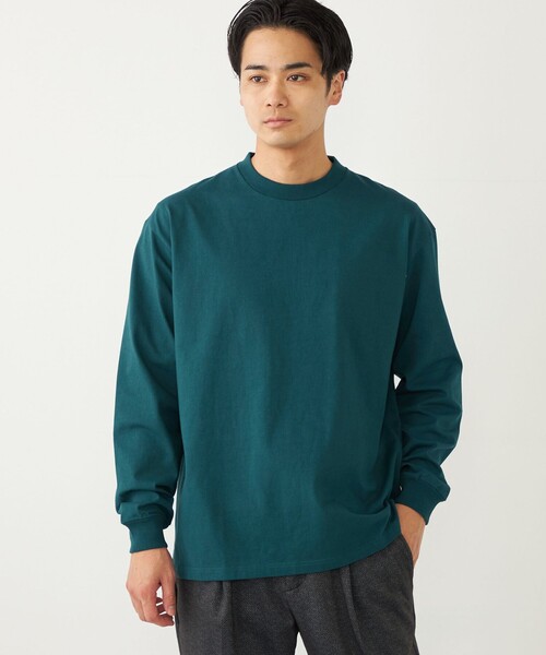 SHIPS Colors(シップス カラーズ)の「SHIPS Colors:ベーシック タフ ロングスリーブ TEE◇(Tシャツ/カットソー・メンズ・オリーブ/ライトホワイト/ダークグレー/ベージュ・MEDIUM/LARGE/X-LARGE)」の14枚目の写真