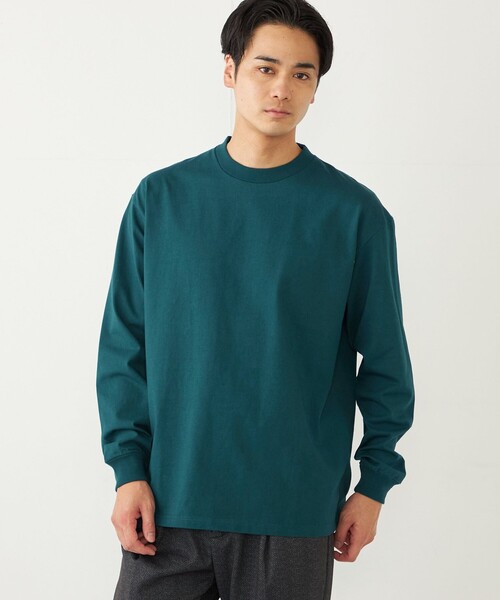 SHIPS Colors(シップス カラーズ)の「SHIPS Colors:ベーシック タフ ロングスリーブ TEE◇(Tシャツ/カットソー・メンズ・オリーブ/ライトホワイト/ダークグレー/ベージュ・MEDIUM/LARGE/X-LARGE)」の13枚目の写真