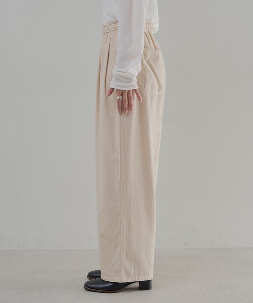 PUAL CE CIN(ピュアルセシン)の「コールテンイージーパンツ(その他パンツ・レディース・キャメル/チャコール/アイボリー・FREE)」の22枚目の写真