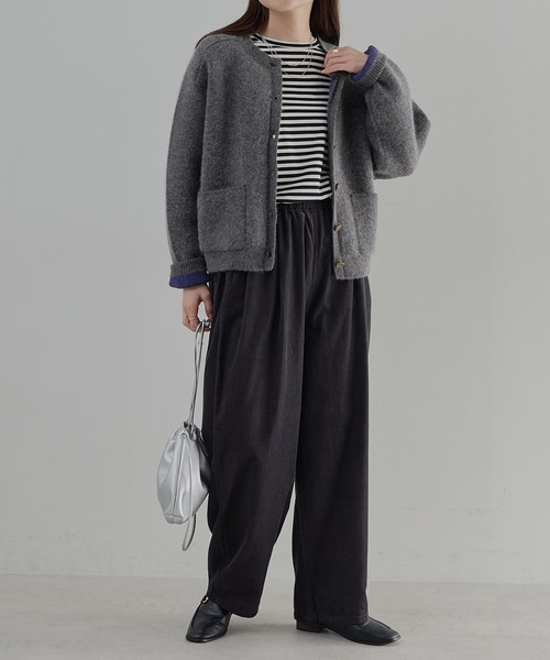 PUAL CE CIN(ピュアルセシン)の「コールテンイージーパンツ(その他パンツ・レディース・キャメル/チャコール/アイボリー・FREE)」の19枚目の写真