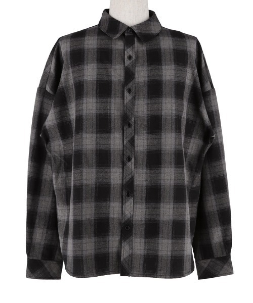 coca(coca)(コカ)の「オンブレチェック ネルシャツ(シャツ/ブラウス・メンズ・ブルー/ブラック・M/L/XL)」の13枚目の写真